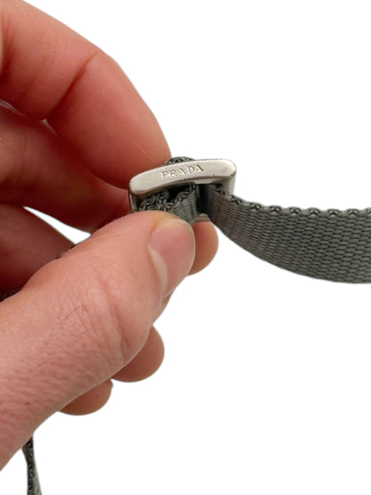 1999 White Nylon Crossbody Bag