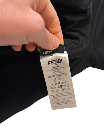 Chain Link Embroidery Zip Hoodie