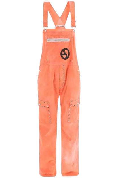 Cotton Studded Dye Overalls
