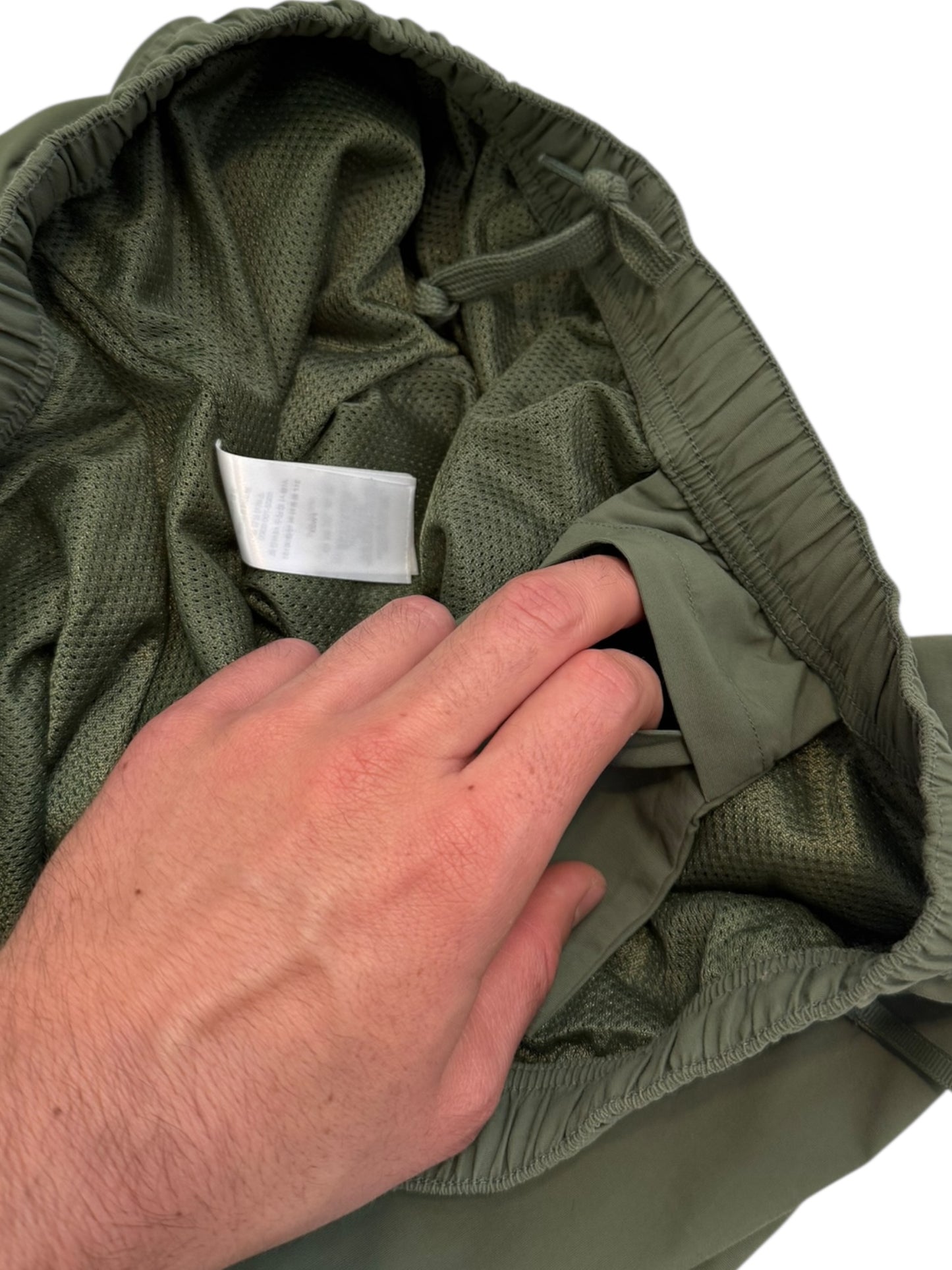 2023 Warmup Logo Zip Pants Olive