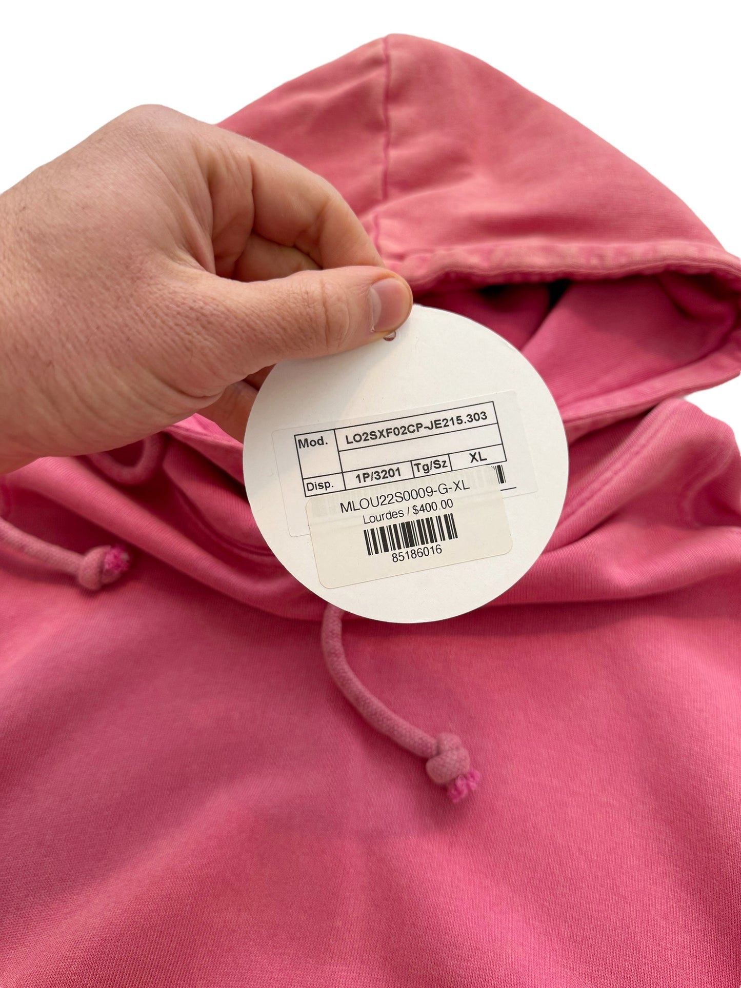 Swarovski Logo Overdyed Hoodie