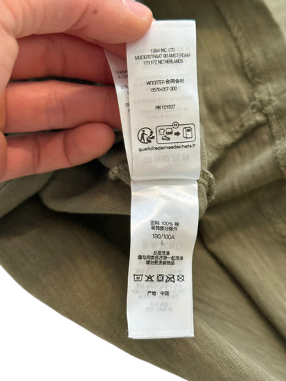 Olive Old English Cut Sew Shirt