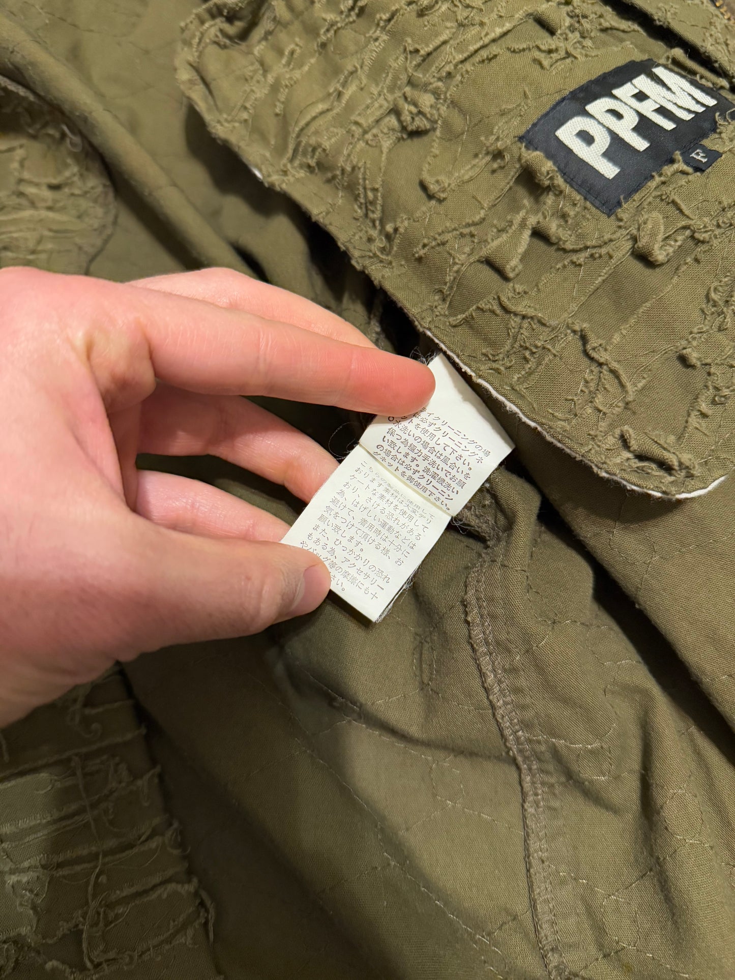 Scab Distressed Military Shacket