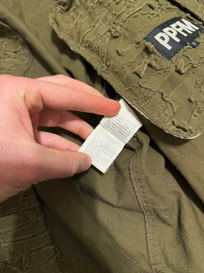 Scab Distressed Military Shacket