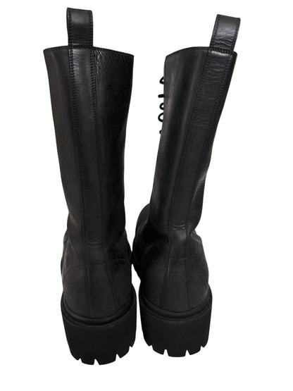 Runway Version High Stomper Leather Boot