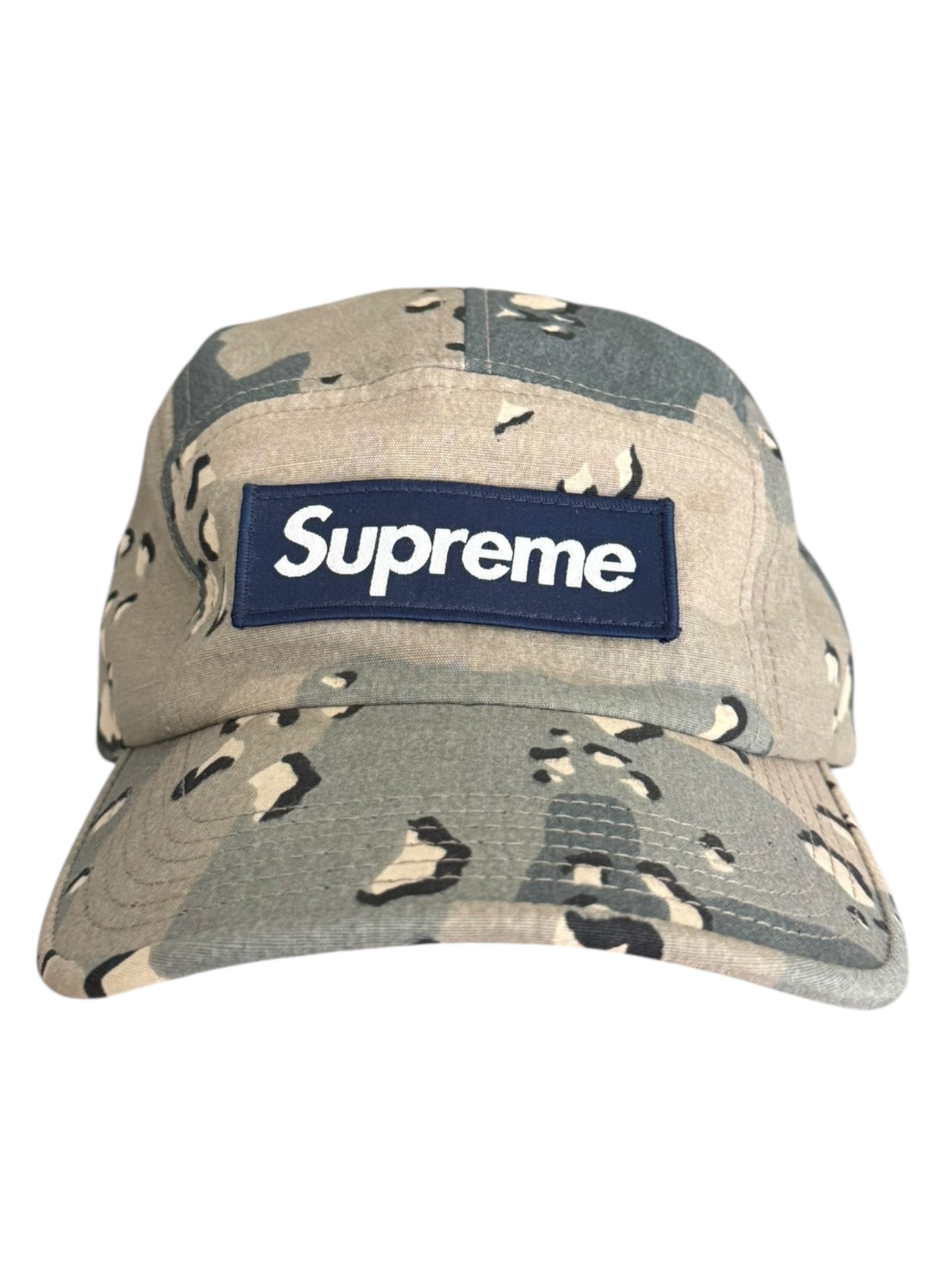 Blue Chocolate Camo Camp Cap