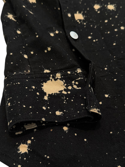 2014 Sterling Ruby Bleach Acid Splash Denim Over Shirt