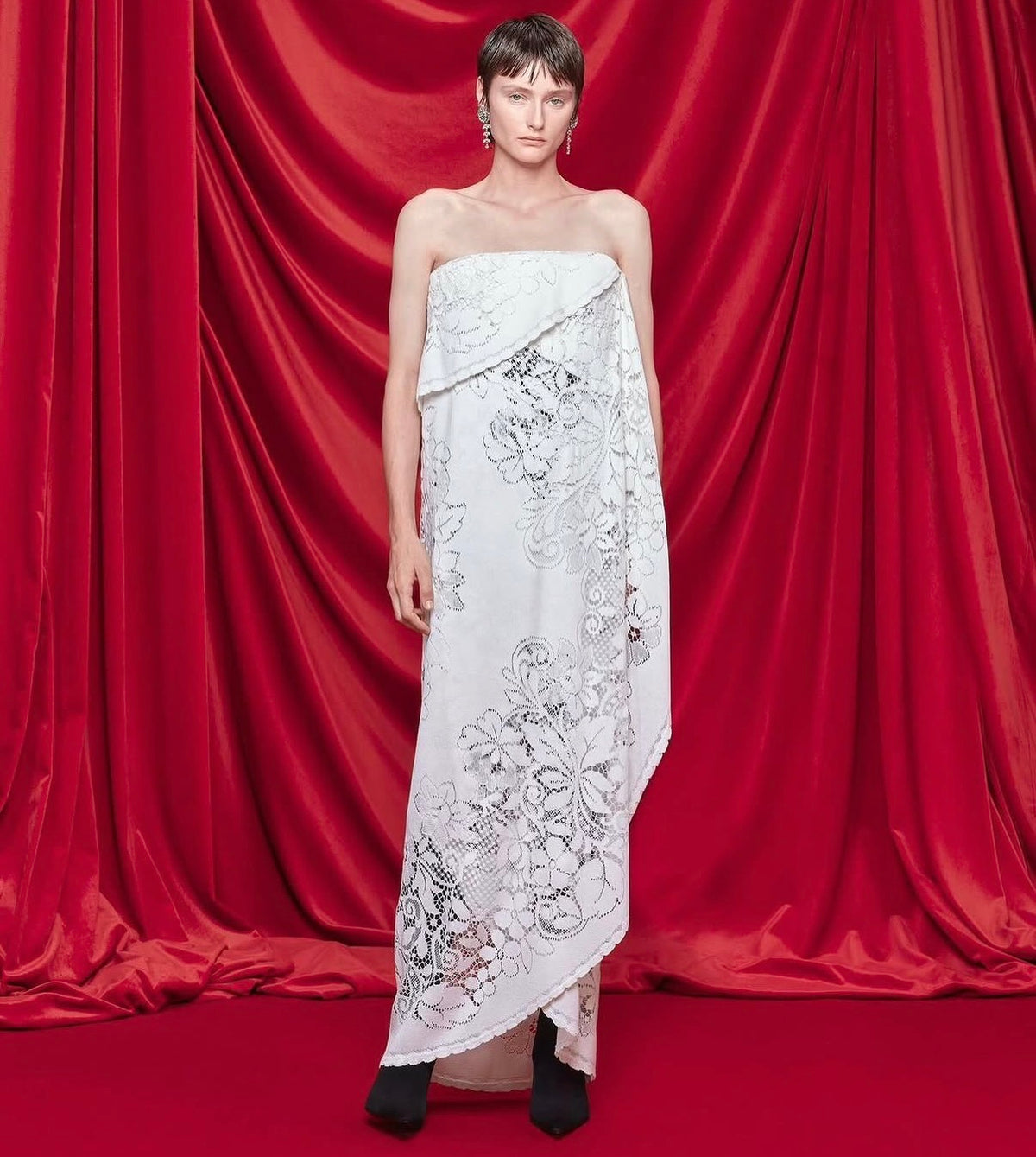 1/70 Tablecloth Upcycled Dress