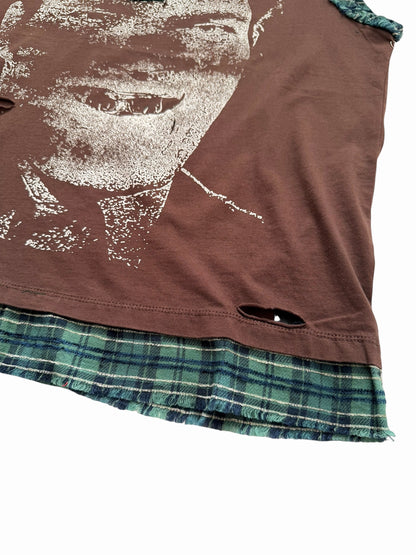 Jaws James Bond Layered Distressed Tank Tee