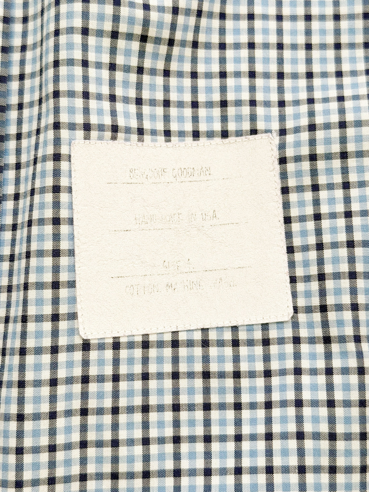 Bergdorf Goodman Edition Gingham Shirt