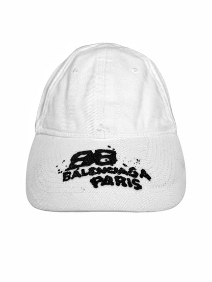 Graffiti Drawing Spray White Hat