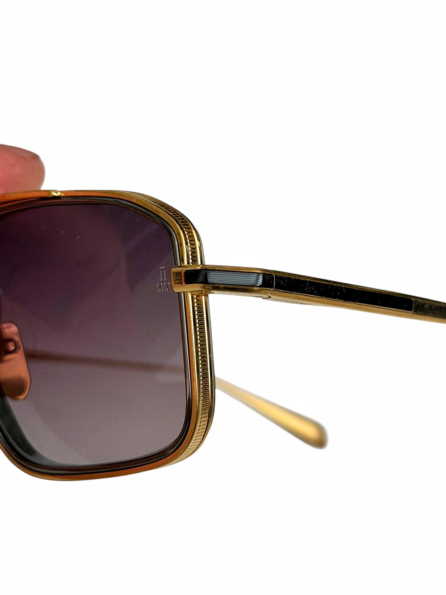 1/500 Earl Gold Titanium Frame Sunglasses