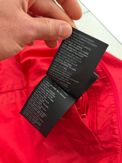 Red Re-Nylon Logo Windbreaker Zip Up