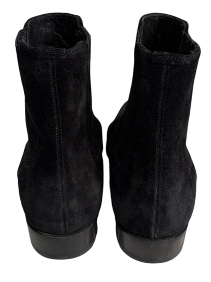 Suede Wyatt Chelsea Black Boot