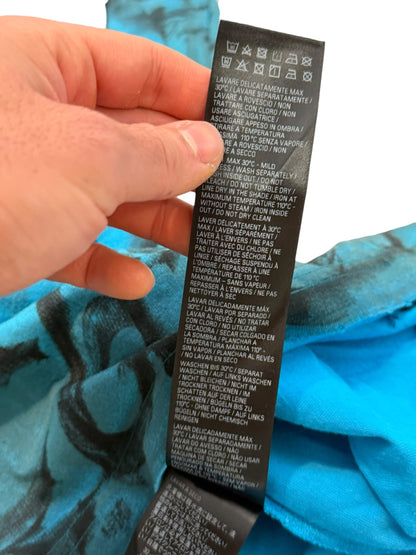 Mud Show Blue Graffiti Skater Shirt