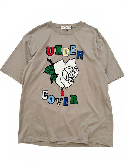 Beige Rose College Logo Shirt