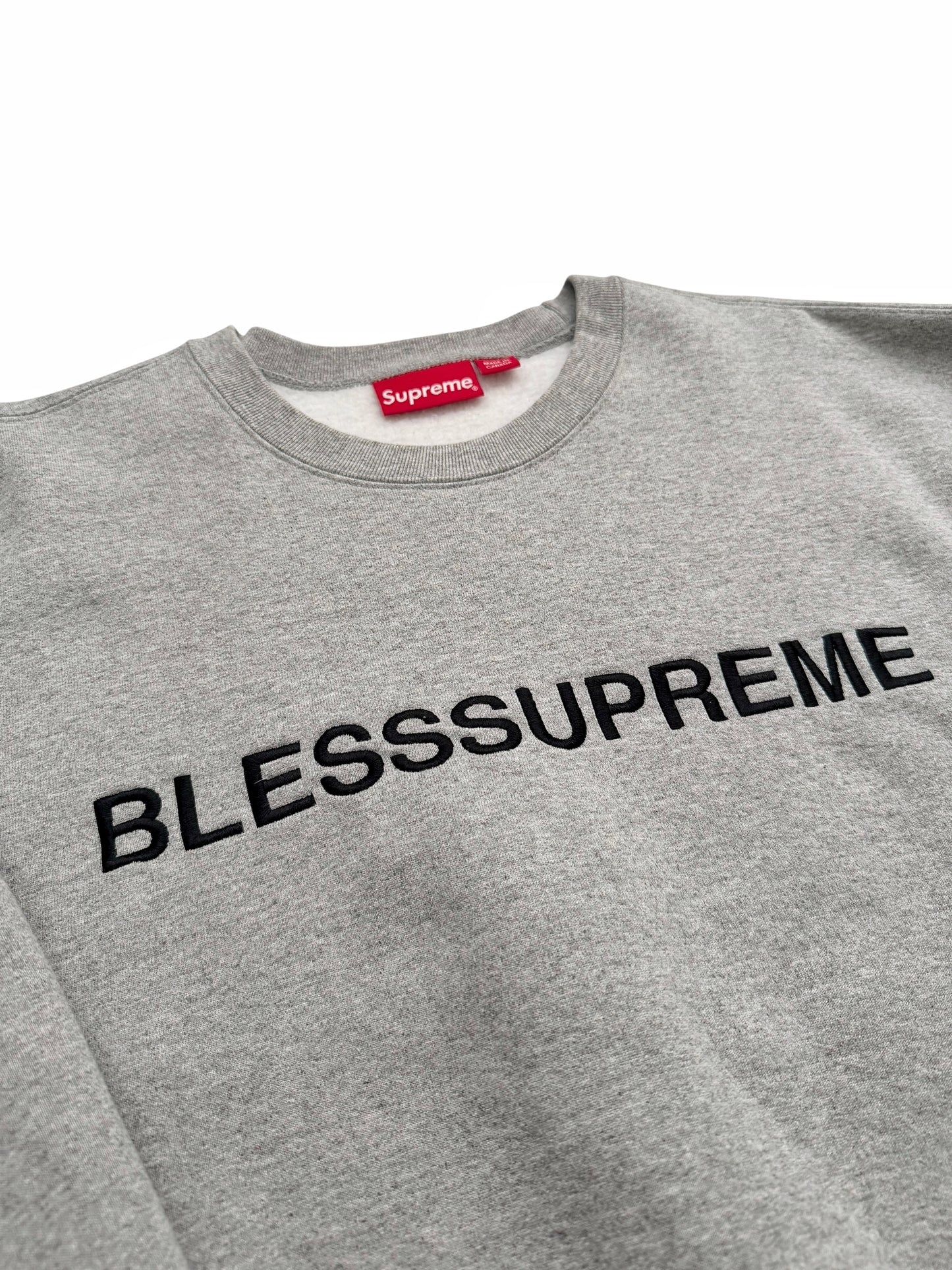 BlessSupreme Embroidered Crewneck