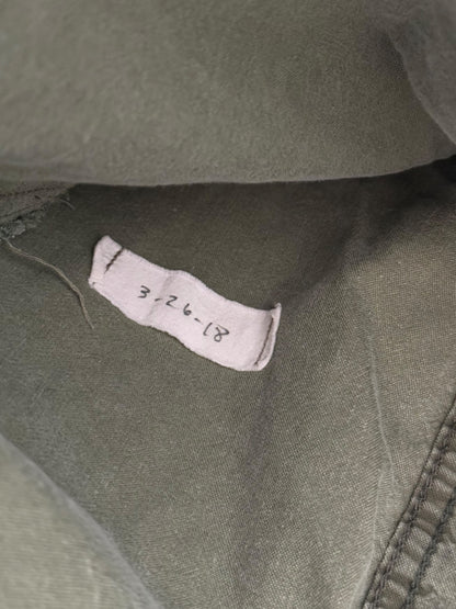 2018 Reconstructed Army Tent Shirt Jacket