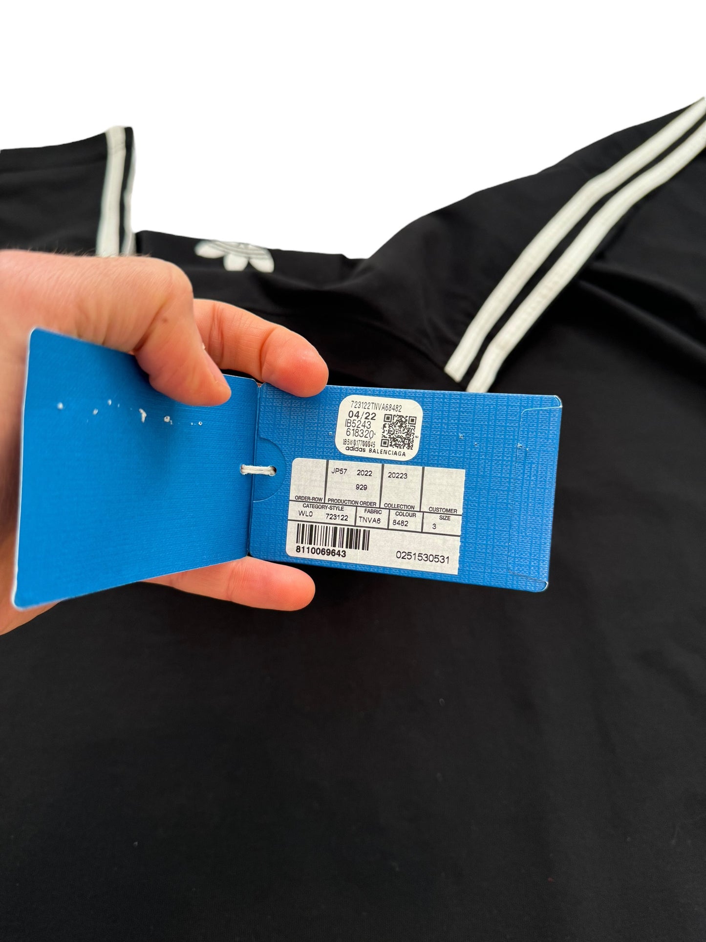 Embroidered Adidas Black Logo