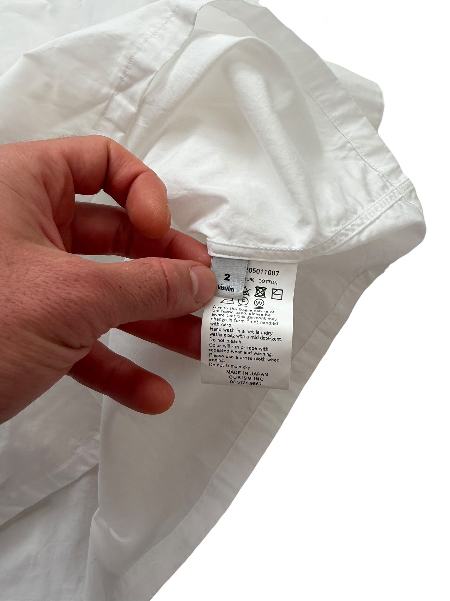 Free Edge Long Sleeve Cotton Poplin Shirt
