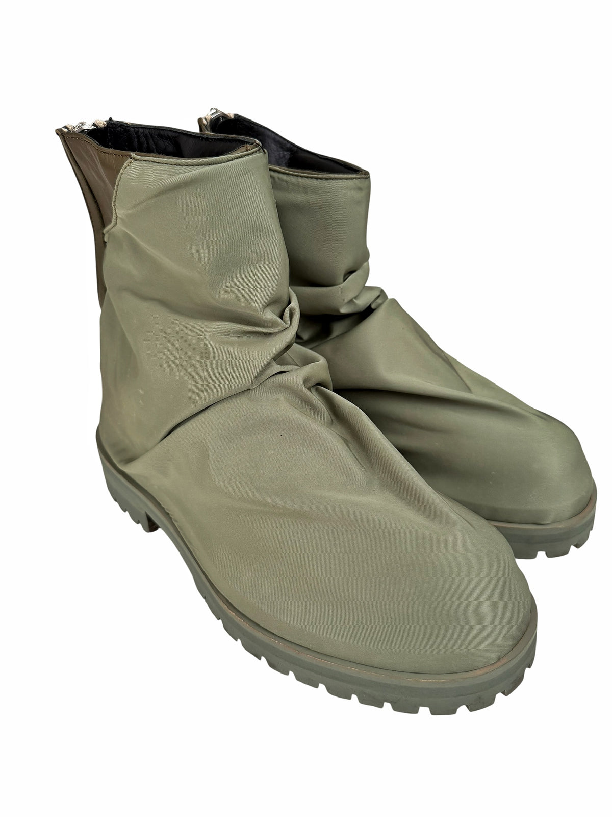 Nylon Green Marathon Boots