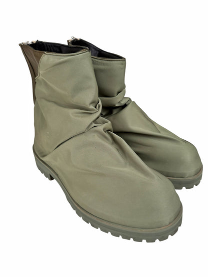 Nylon Green Marathon Boots
