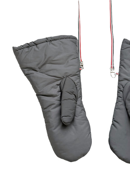 Puffy Mittens with Strap