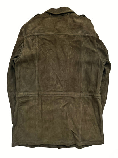 2016 Hedi Era Goat Leather Military Jacket