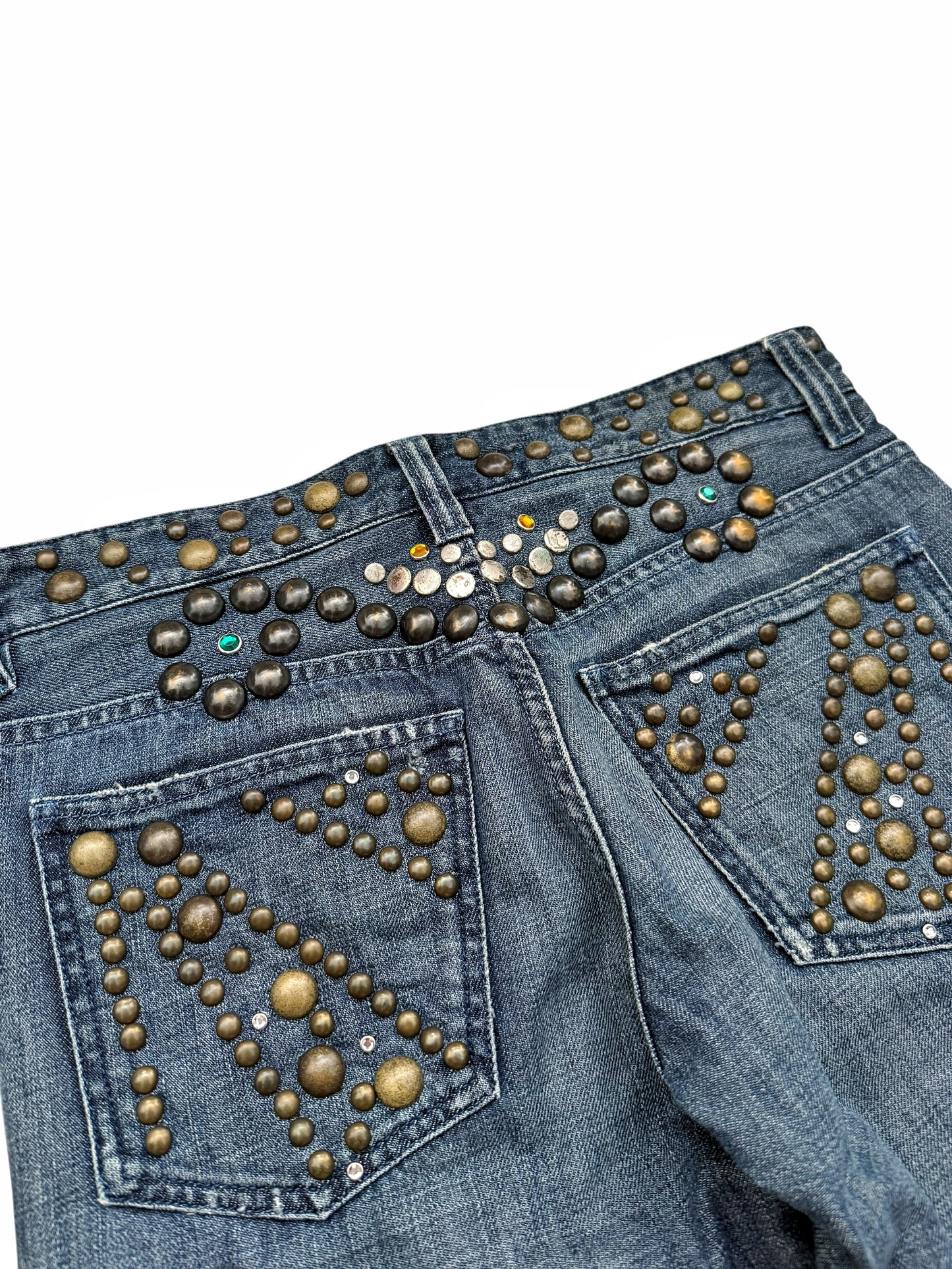 Studded Denim Jeans