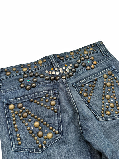 Studded Denim Jeans