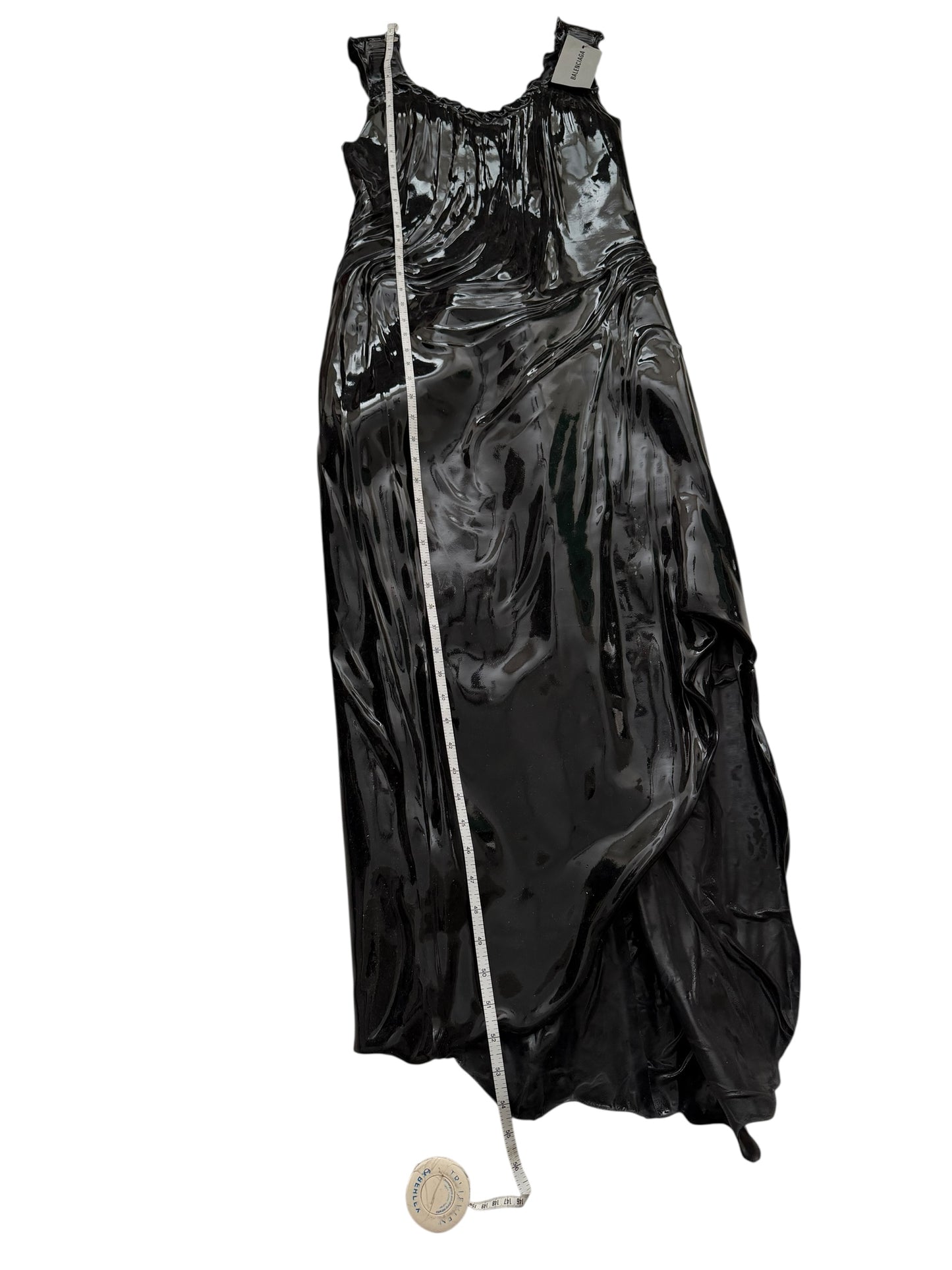 2024 Liquid 3D Molded Latex MIDI Runway Dress