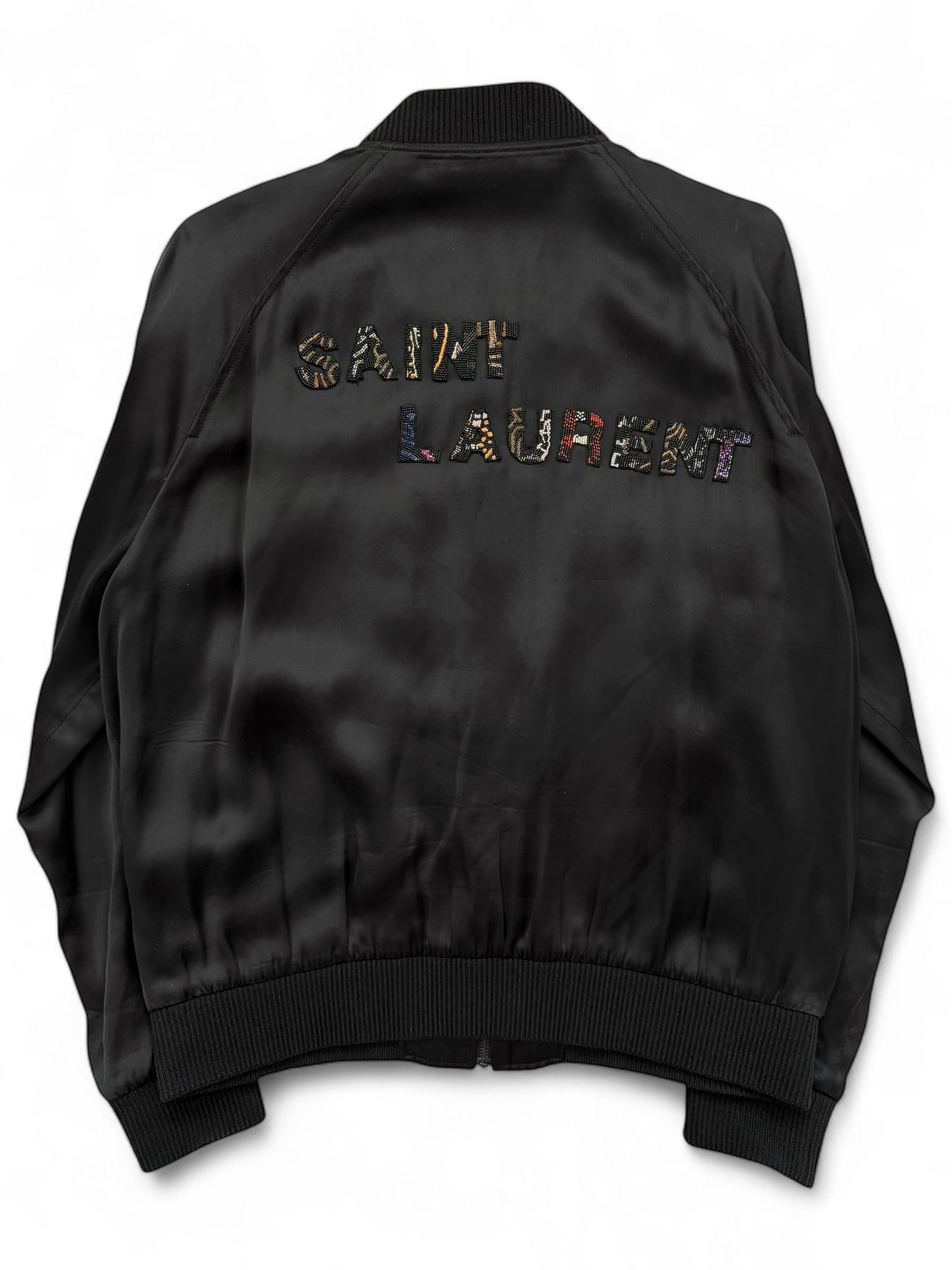 2018 Beaded Logo Satin Teddy Varsity