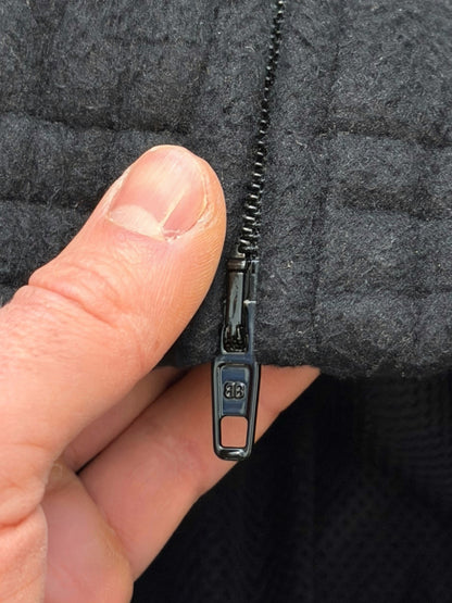 Oversized Fleece Letter Logo Sleeve