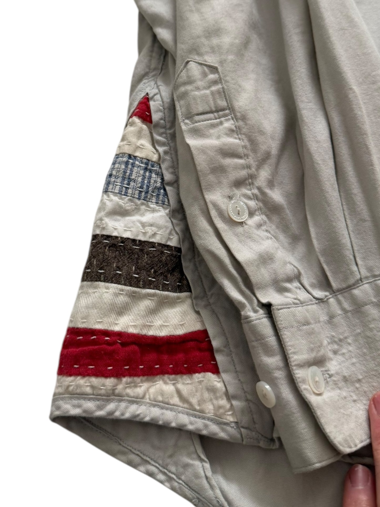 Flag Boro Mandarin Shirt