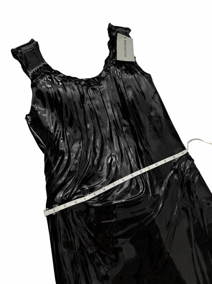 2024 Liquid 3D Molded Latex MIDI Runway Dress