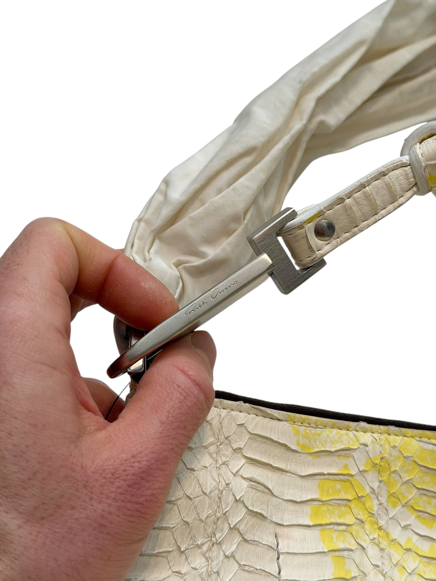 Performa Acid Yellow Python Bag