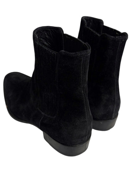 Suede Wyatt Chelsea Black Boot