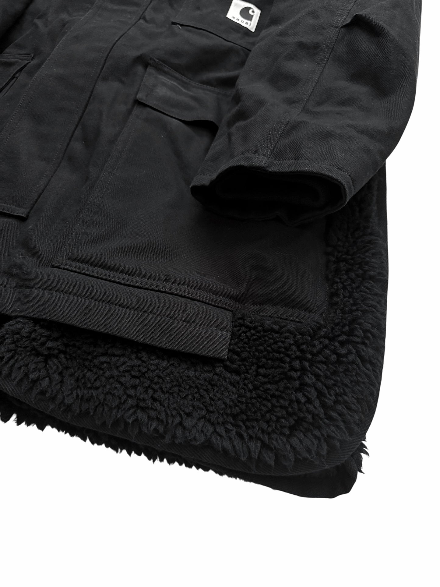 x Carhartt Collab Fur Trim Canvas Parka