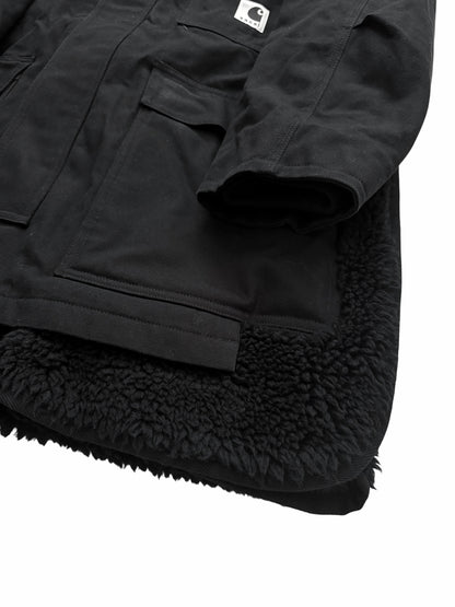 x Carhartt Collab Fur Trim Canvas Parka