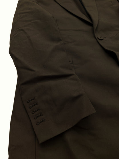Brown Cotton Floor Maxi Coat