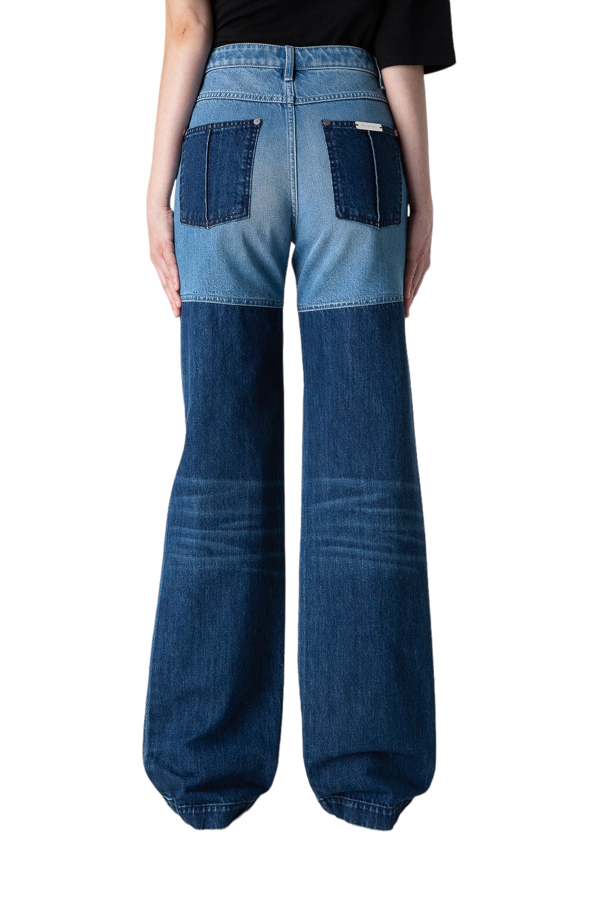 Hybrid Panel Blue Denim Jeans