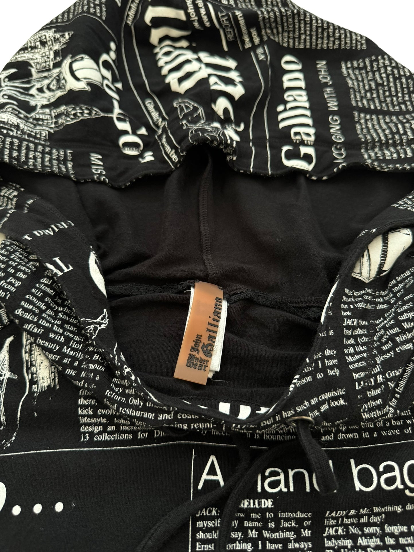 FW2000 Gazette Newspaper Graphics Hoodie