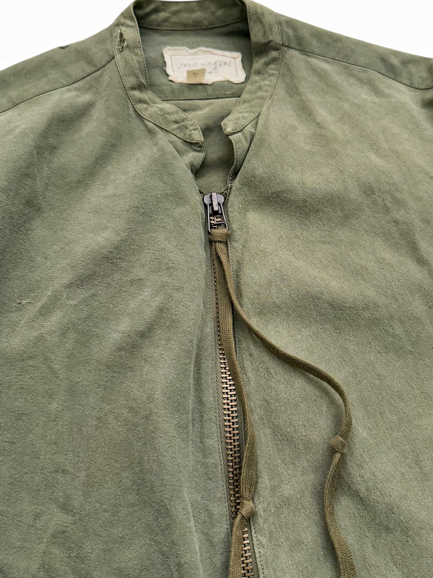 2018 Reconstructed Army Tent Shirt Jacket