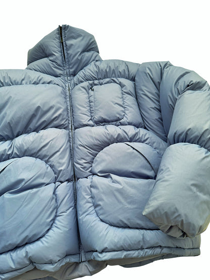 Quilted Volume Puffer Blue