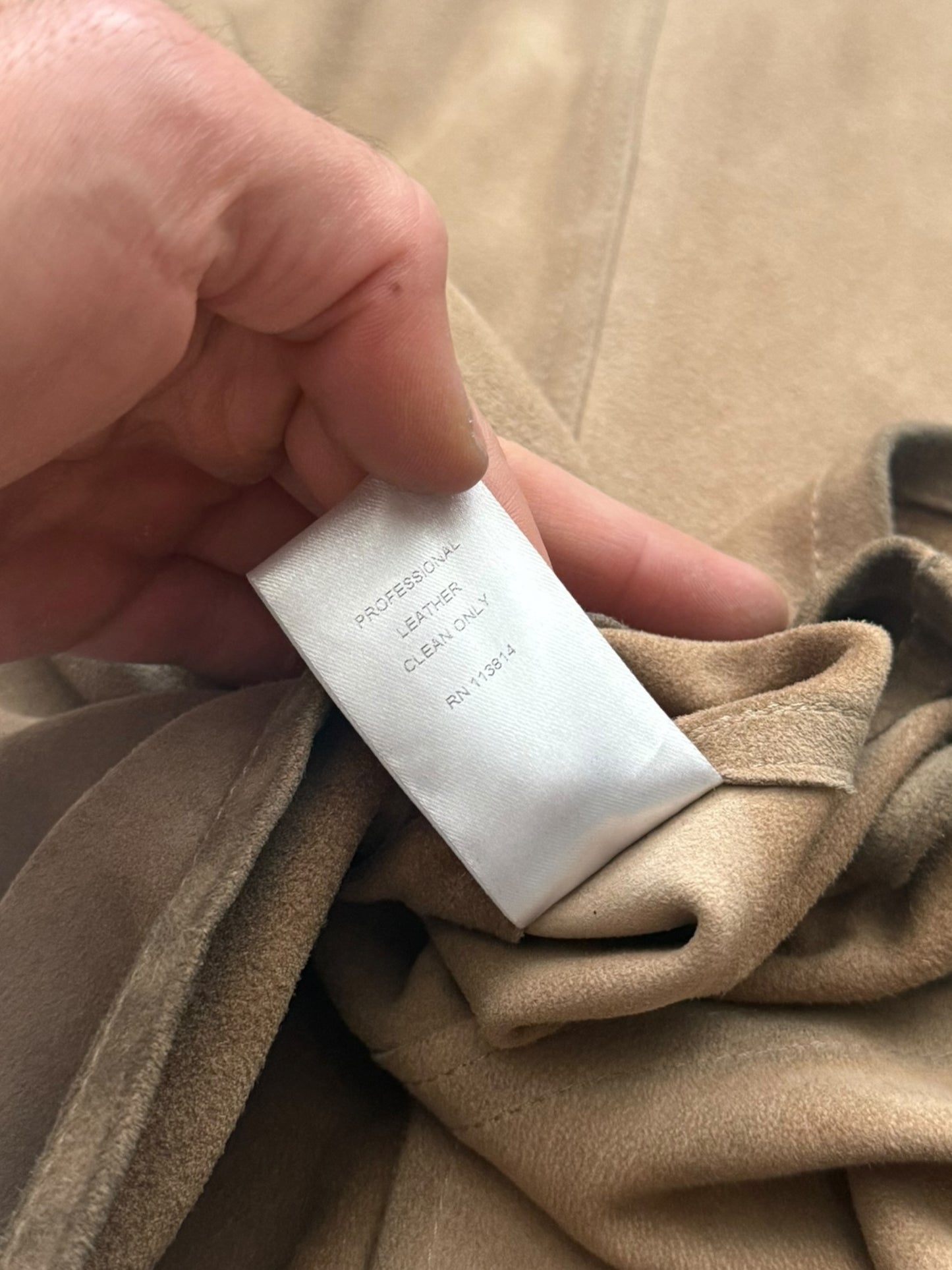 Goatskin Leather Shirt Jacket