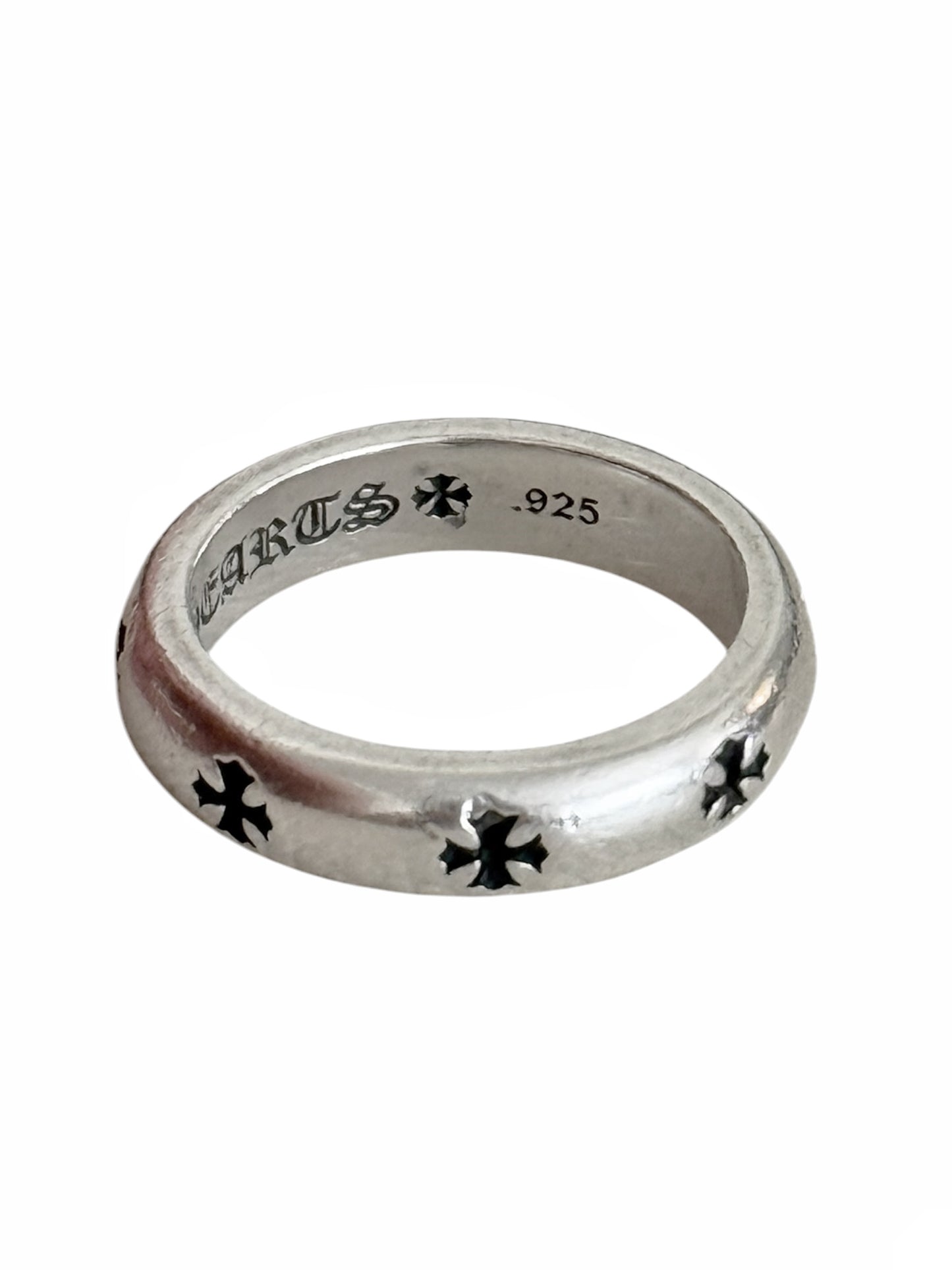 Negative Cross Silver Ring