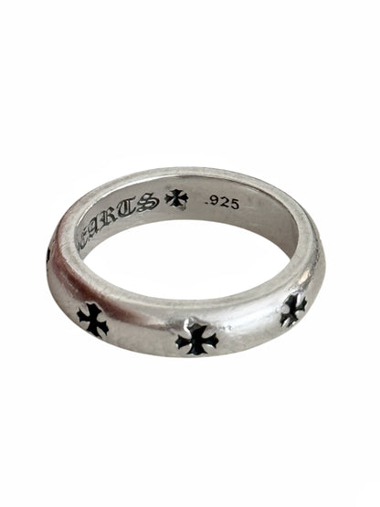 Negative Cross Silver Ring