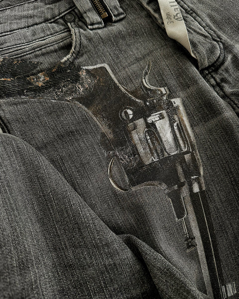 2008 Runway Pistol Gun Denim