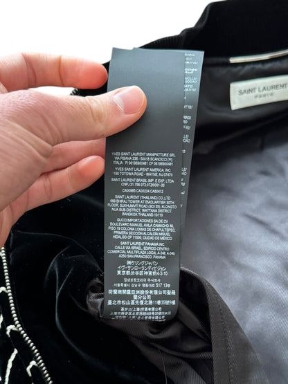 2021 Quilted Velvet Teddy Varsity Bomber