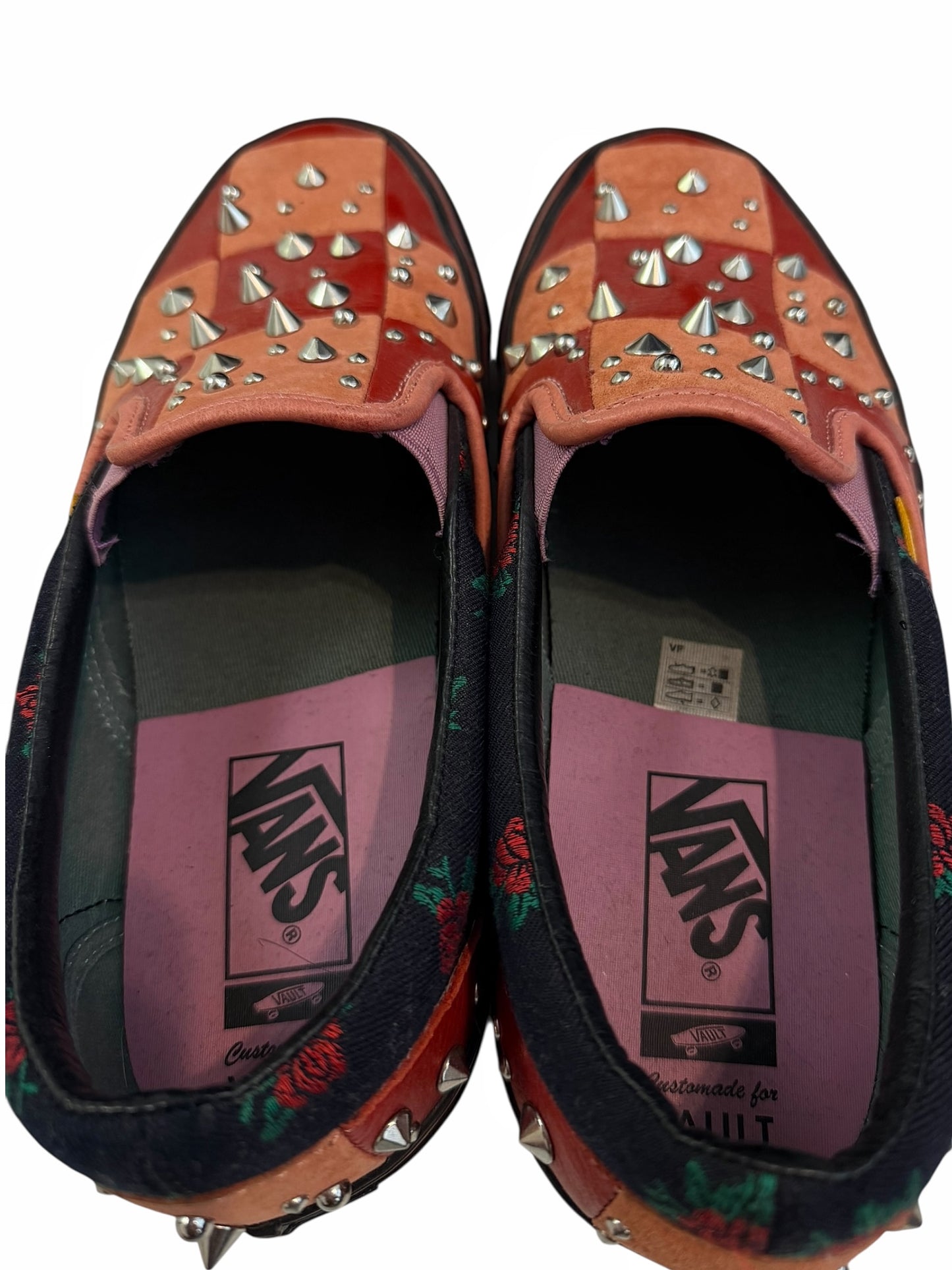 x Vans Vault Studded Patchwork Leather Slip On